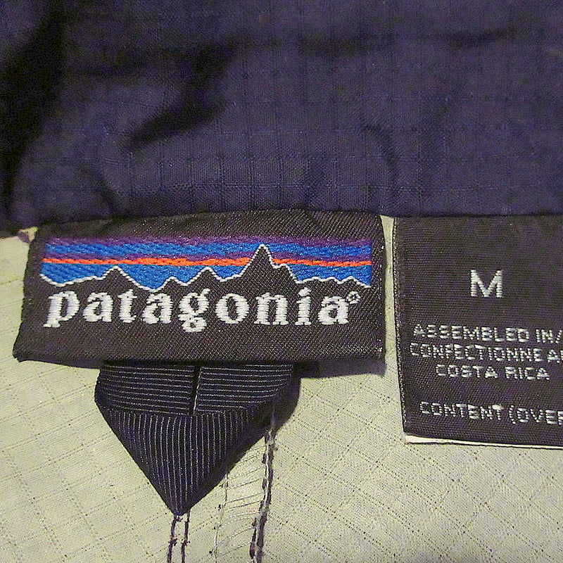 ビンテージ90's○Patagonia Velocity Shellナイロンジャケット紫siz
