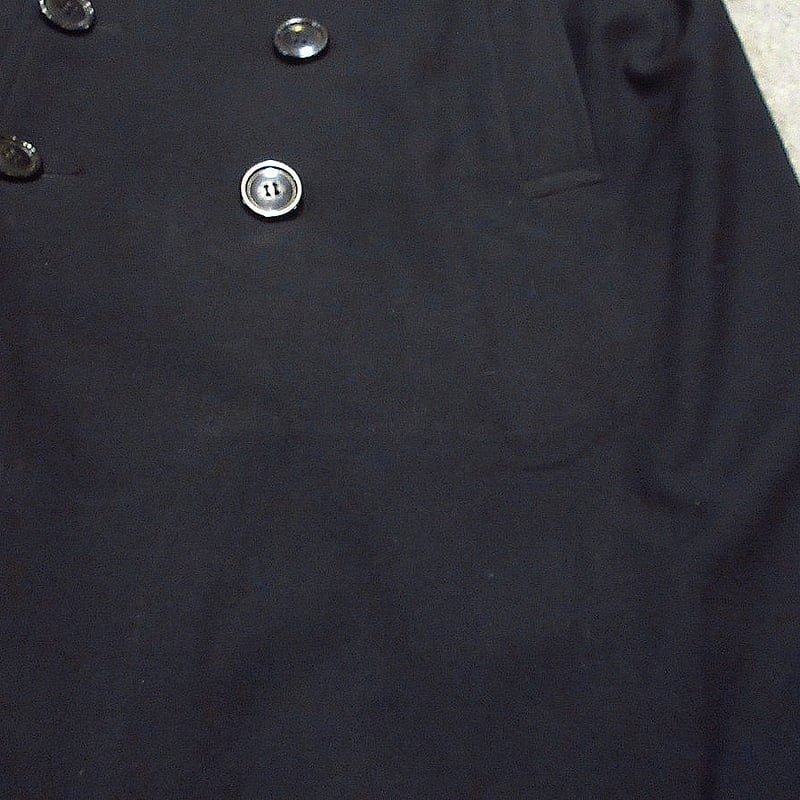 ビンテージ40's○U.S.NAVYウールオフィサーコート黒size 37 ビンテージ40's○U.S.NAVYウールオフィサーコート黒size 37