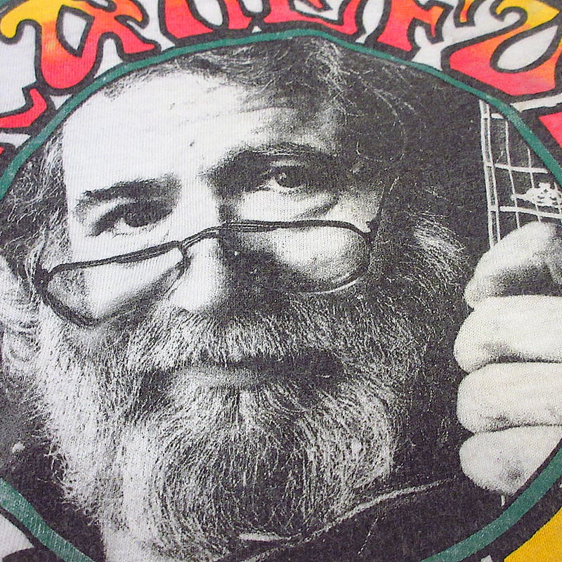 ビンテージ80's○GRATEFUL DEAD BOB DYLAN 1987年ツアーTシャツ白