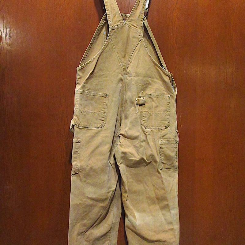 ビンテージ2000's○Carharttダブルニーダックオーバーオール実寸W112cm