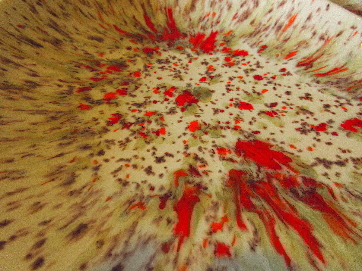 ビンテージ-70's○ミッドセンチュリーセラミックアシュトレイ