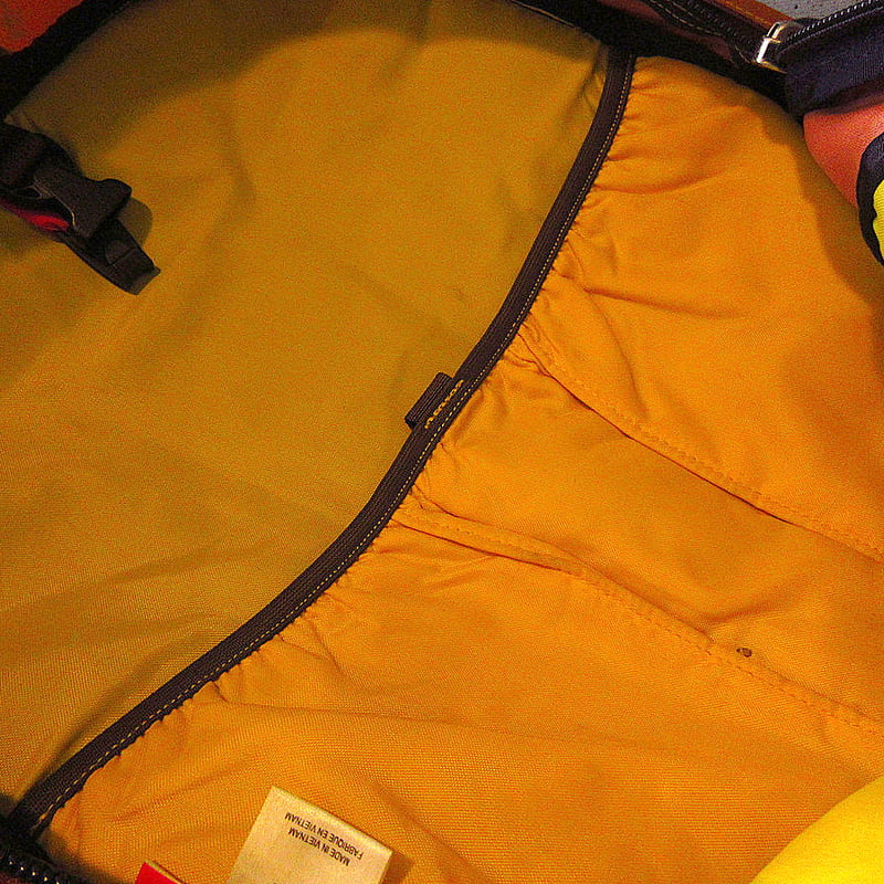 THE NORTH FACEナイロンバックパックオレンジ○240608k7-bag-bp