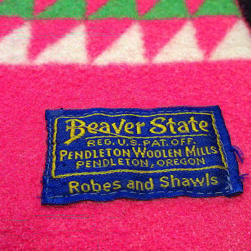 ビンテージ○PENDLETON Beaver Stateネイティブ柄ウール ビンテージ○PENDLETON Beaver Stateネイティブ柄ウール