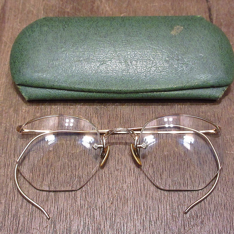 ビンテージ40's○ケース付きAmerican Optical 1/10 12KGF NUMO