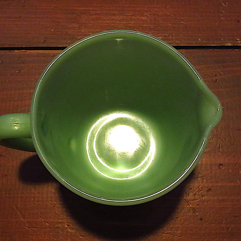 ビンテージ○Fire Kingジェダイミルクピッチャー○260219d7-frk