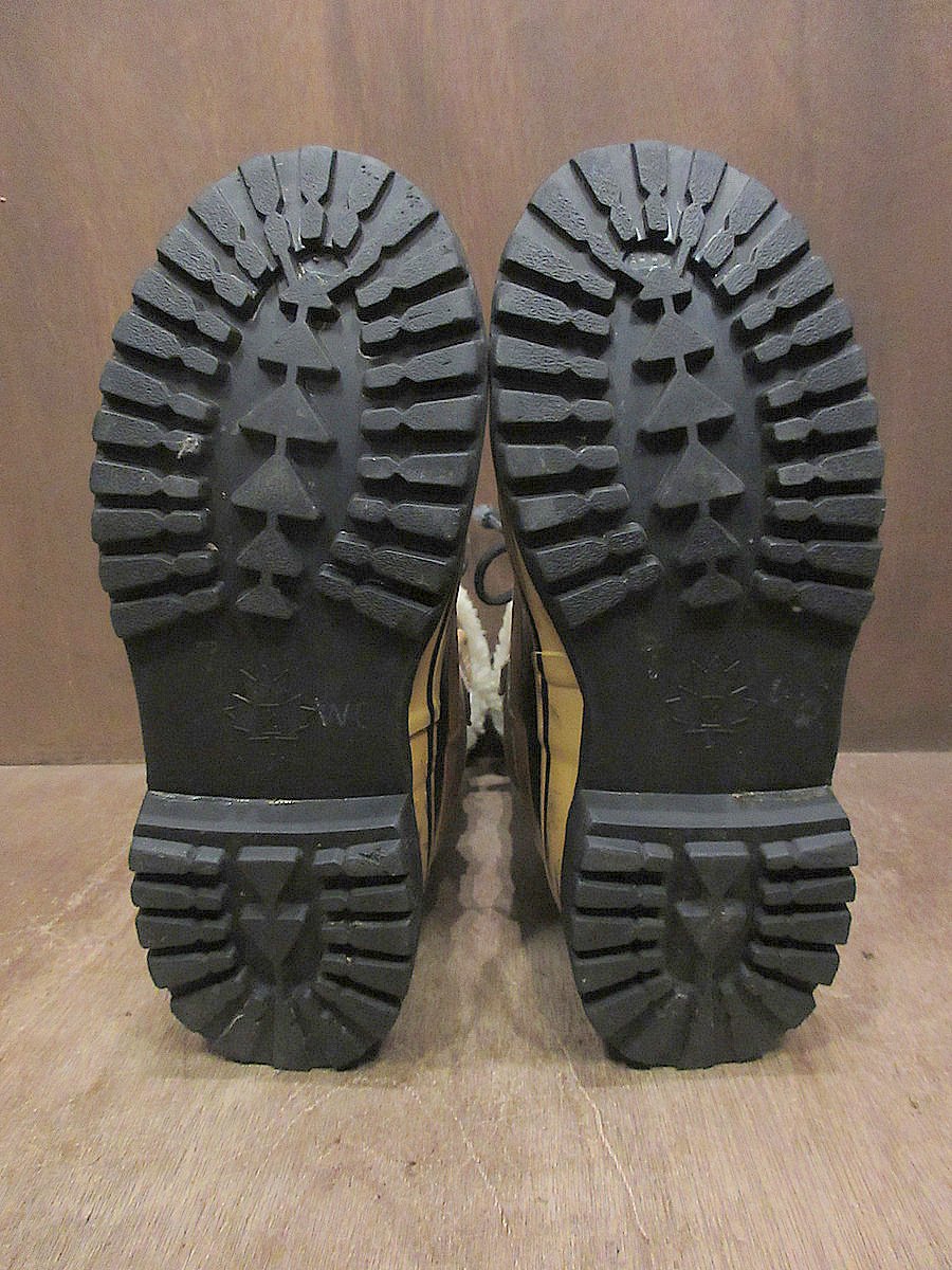 ビンテージ○MADE IN CANADA SOREL CARIBOUスノーブーツ茶○24102 ビンテージ○MADE IN CANADA SOREL CARIBOUスノーブーツ茶○24102