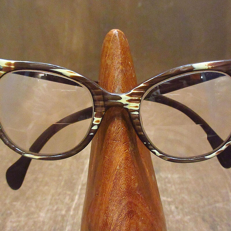 50s AMERICAN OPTICAL キャッツアイ アメリカンオプティカルネジ赤ドット仕様