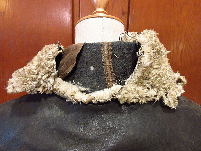 ビンテージ30's○HERCULESホースハイドバーンストーマーコート黒