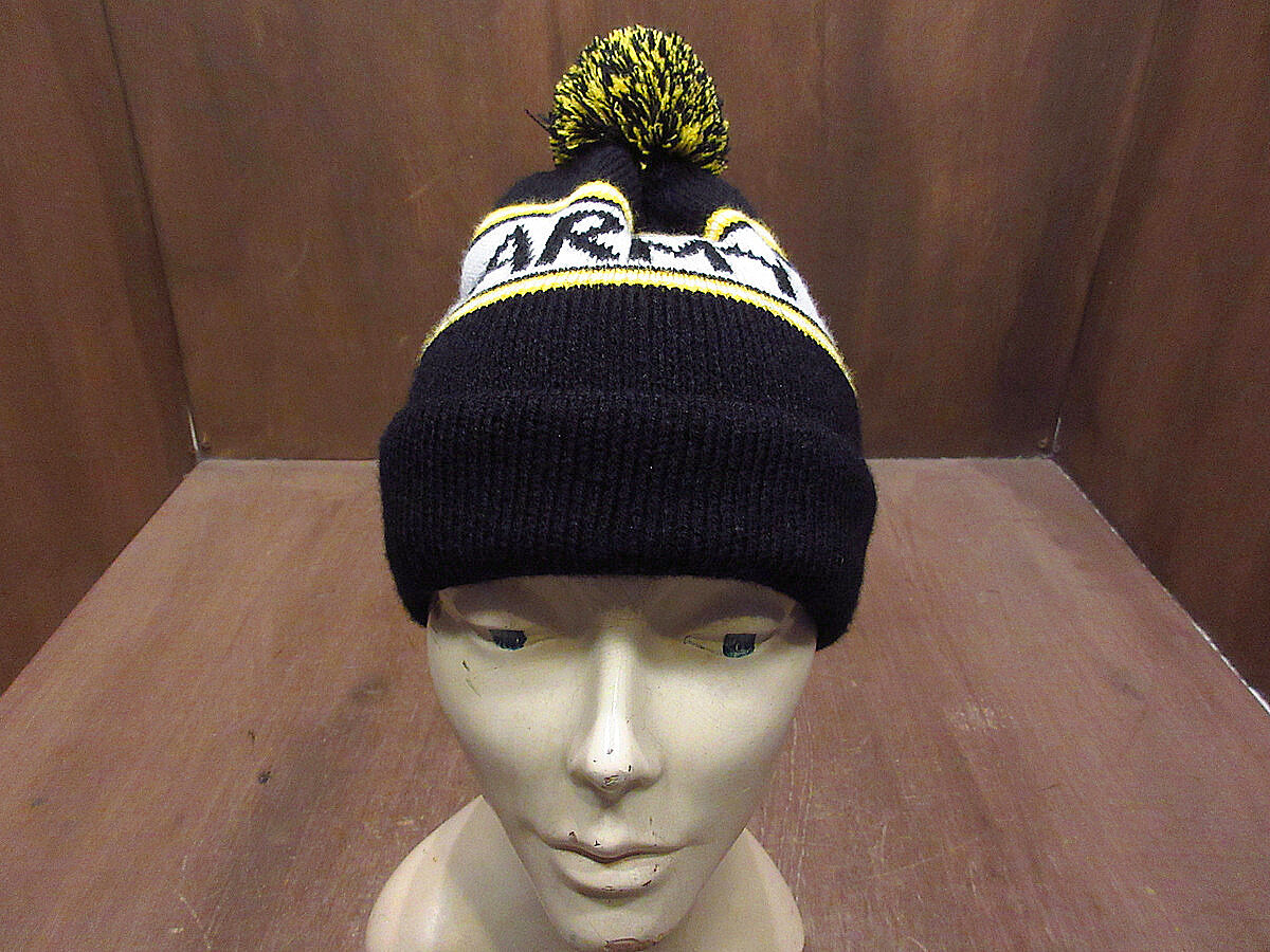 ビンテージ○ボンボン付きARMYニット帽○211219i5-m-cp-knt USMA WES