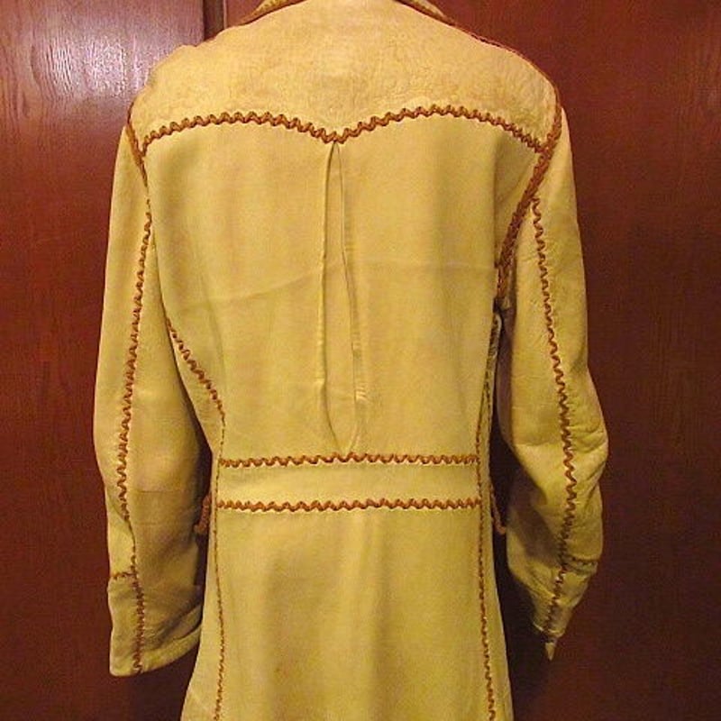 ビンテージ70's○North Beach Leatherカービングウィップステッチ