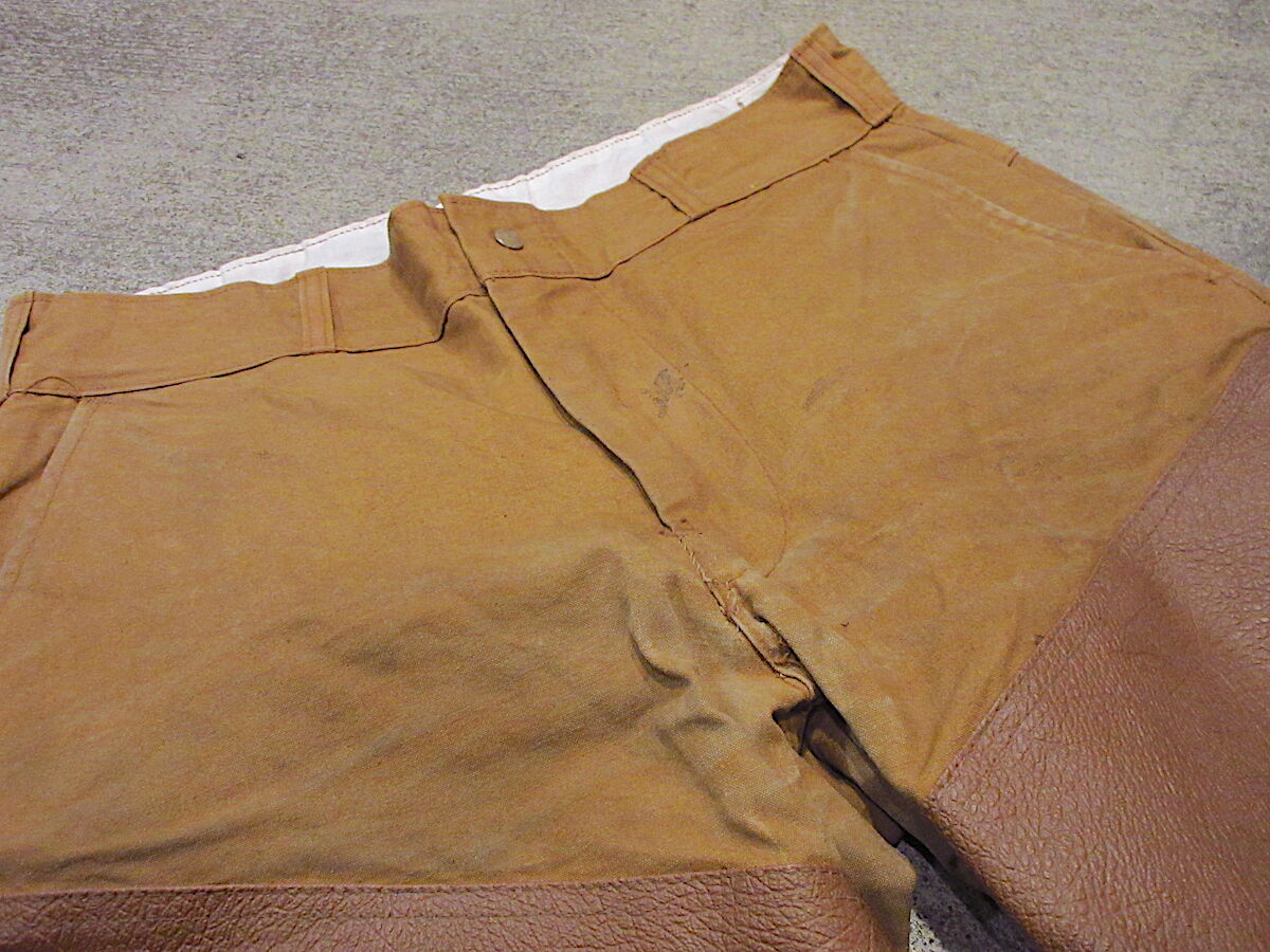 h*o様 ★ 60-70s USA製 RedHead ダック地 ワークパンツ 茶 1970'S DEADSTOCK BONE DRY BY REDHEAD BROWN DUCK HUNTING PANTS