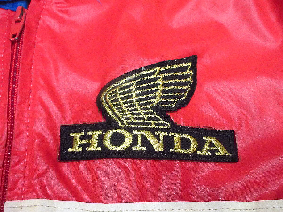 【90s・当時物】ホンダレーシング ナイロンジャケット（サテン）Mサイズ 90s・当時物】ホンダレーシング ナイロンジャケット（サテン）M