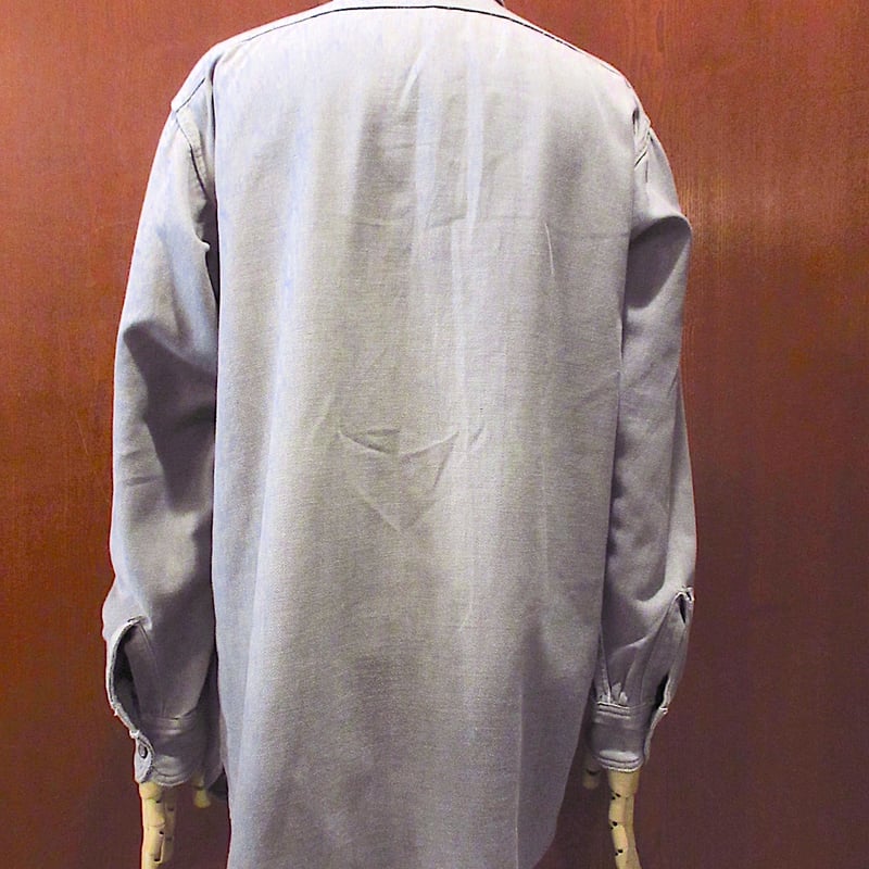 50s ビンテージ ヘビー ネル 襟ダブル マチ 猫目ボタン40s 60s 50s ビンテージ ヘビー ネル 襟ダブル マチ 猫目ボタン40s 60s 50s