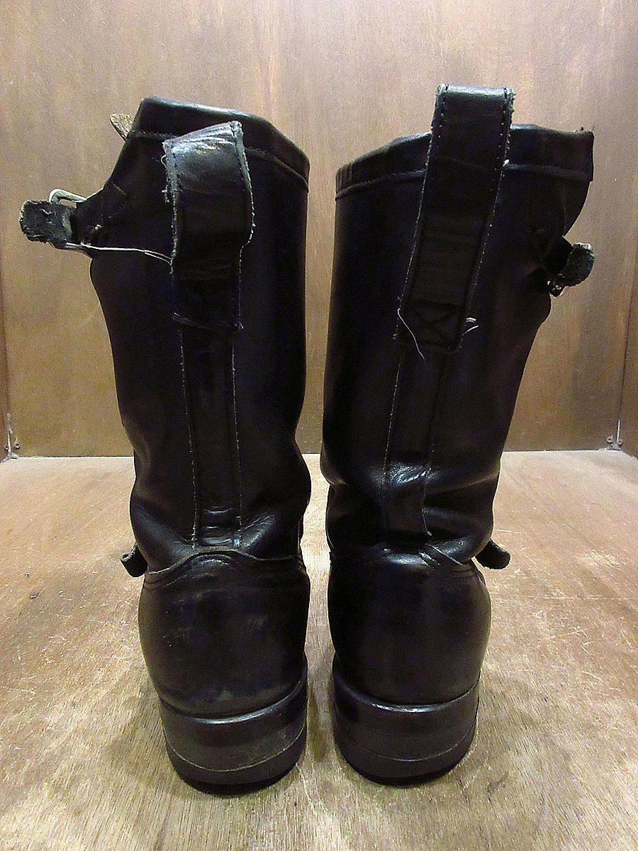 ビンテージ90's○CHIPPEWAスチールトゥエンジニアブーツ黒size 7 1/2