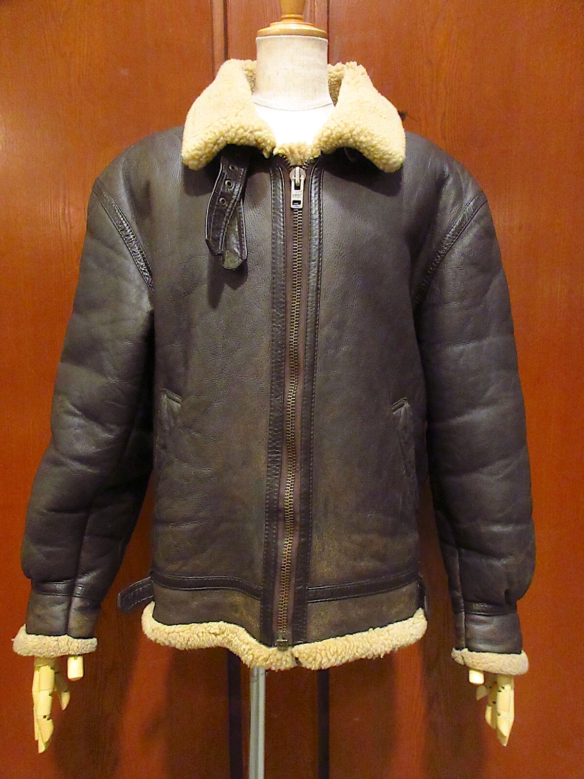 ビンテージTERRALAM B-3タイプジャケット古着レザージャケット