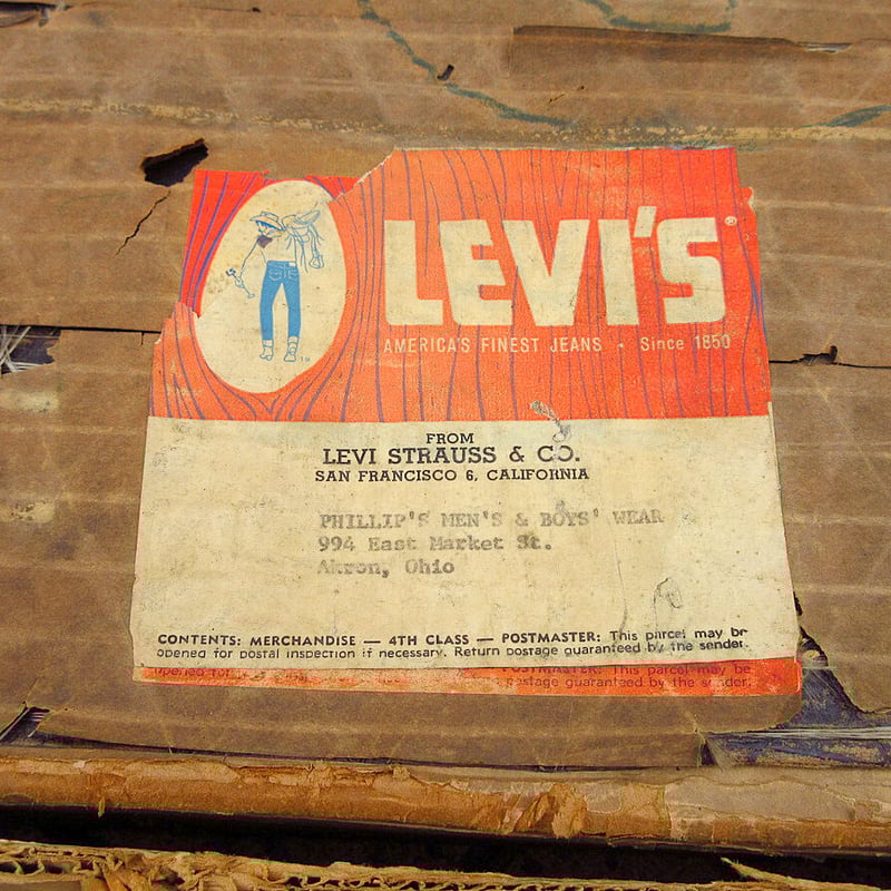 ビンテージ50's60's○LEVI'S Sportswear 箱付きアドバタイジング ビンテージ50's60's○LEVI'S Sportswear 箱付きアドバタイジング