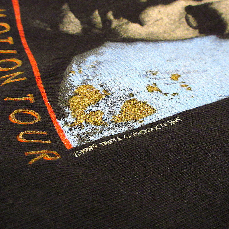ビンテージ80's○JACKSON BROWNE WORLD IN MOTIONツアーTシャツ
