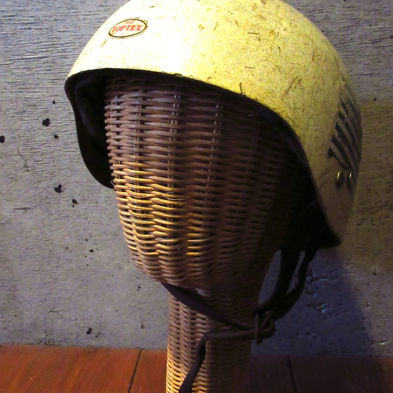 ビンテージ60's○BELL TOPTEXハーフヘルメット白size 7 1/2○260121