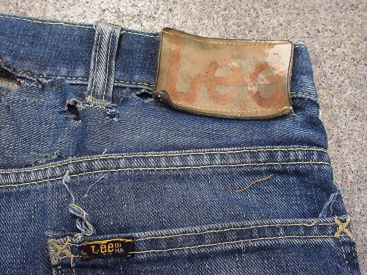 ビンテージ70's○Lee 200サイド黒タグブーツカットジーンズ実寸 ビンテージ70's○Lee 200サイド黒タグブーツカットジーンズ実寸