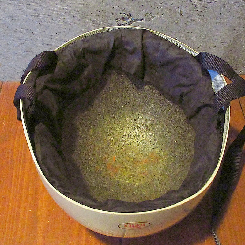 ビンテージ60's○BELL TOPTEXハーフヘルメット白○250504j1-hlmt