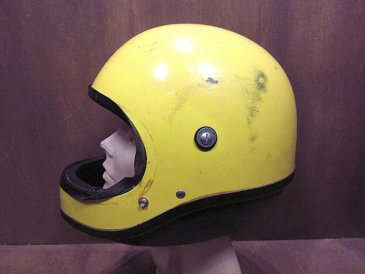 SHOEI S-20 ヘルメット ヴィンテージ Vintage Shoei S20 S 20 Motorcycle Full Face Yellow Helmet X