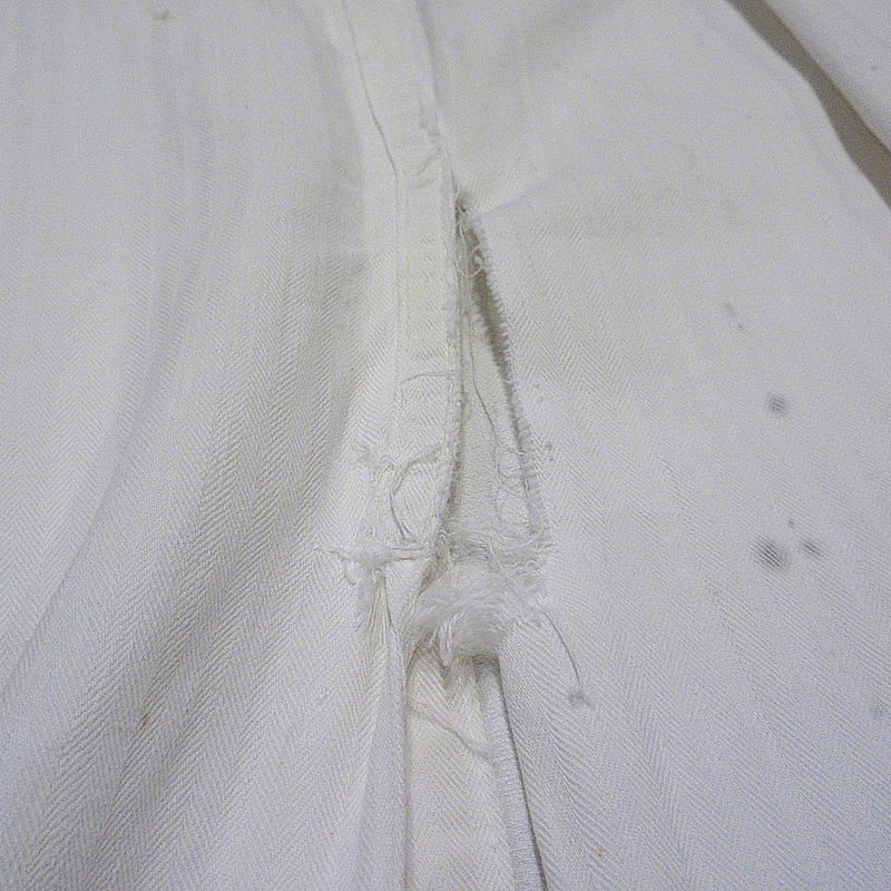 ビンテージ40's50's○HBTワークショップコート白○240410i2-m-ct