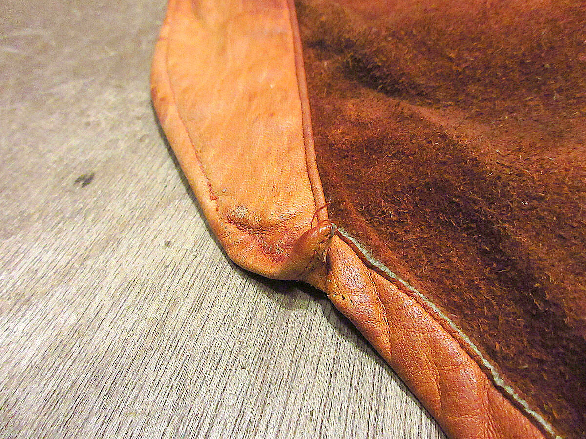 ビンテージ60's70's○レザーベスト茶○231005j3-m-vs古着1960s1970s