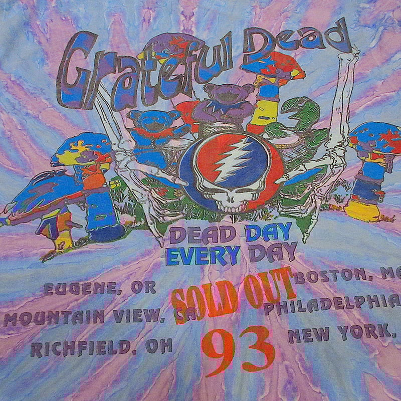 90'sビンテージ！GRATEFUL DEAD グレイトフル・デッド バナー 90'sビンテージ！GRATEFUL DEAD グレイトフル・デッド バナー