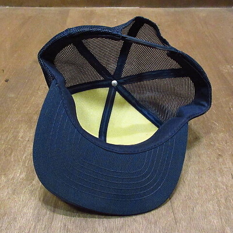 ビンテージ70's○Swingster GOOD YEARスナップバックキャップ紺○21030