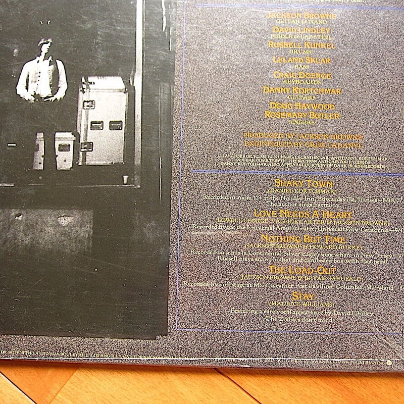 JACKSON BROWNE○RUNNING ON EMPTYシュリンク付きASYLUM RE