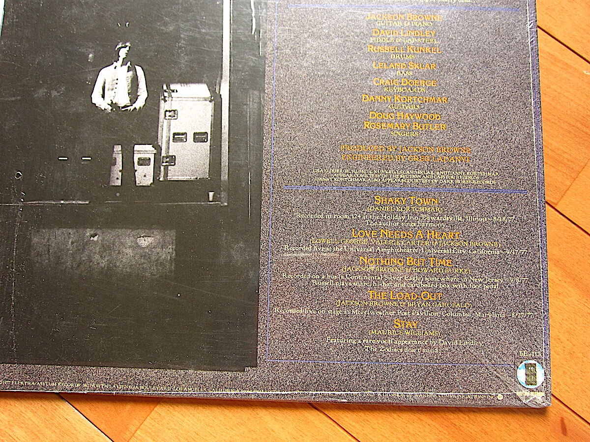 JACKSON BROWNE○RUNNING ON EMPTYシュリンク付きASYLUM RE