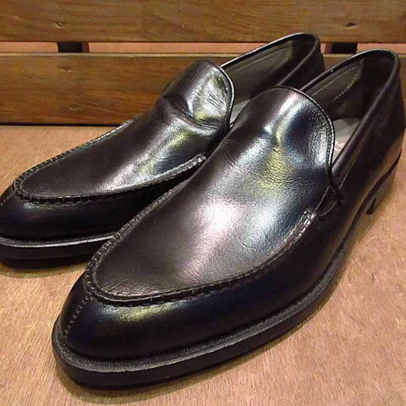 ビンテージ50's○DEADSTOCK Bondshireヴァンプローファー黒8 1/2 B○