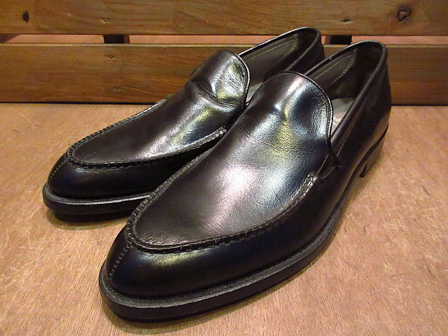ビンテージ50's○DEADSTOCK Bondshireヴァンプローファー黒8 1/2 B○
