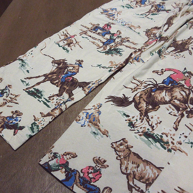 j*h様 ★Nick&Nora カウボーイ柄 パジャマ パンツ 総柄 カートコバ j*h様 ☆Nick&Nora カウボーイ柄 パジャマ パンツ 総柄 カートコバ