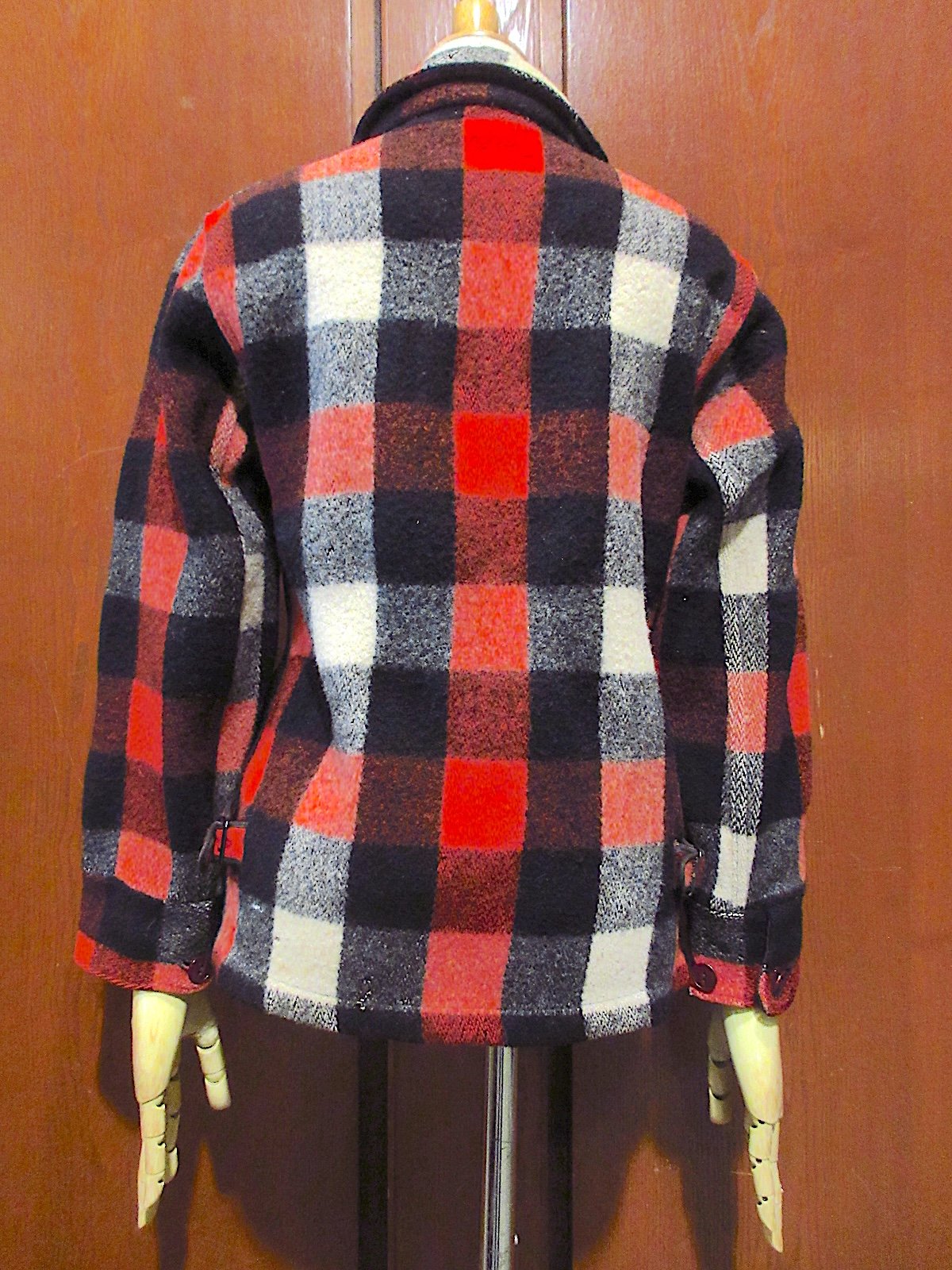 ビンテージ50's○Woolrichチェックウールスポーツジャケットsize 36