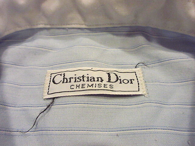 【Christian Dior Chemises】刺繍入ヴィンテージ　メンズM Christian Dior Chemises】刺繍入ヴィンテージ メンズM - メルカリ