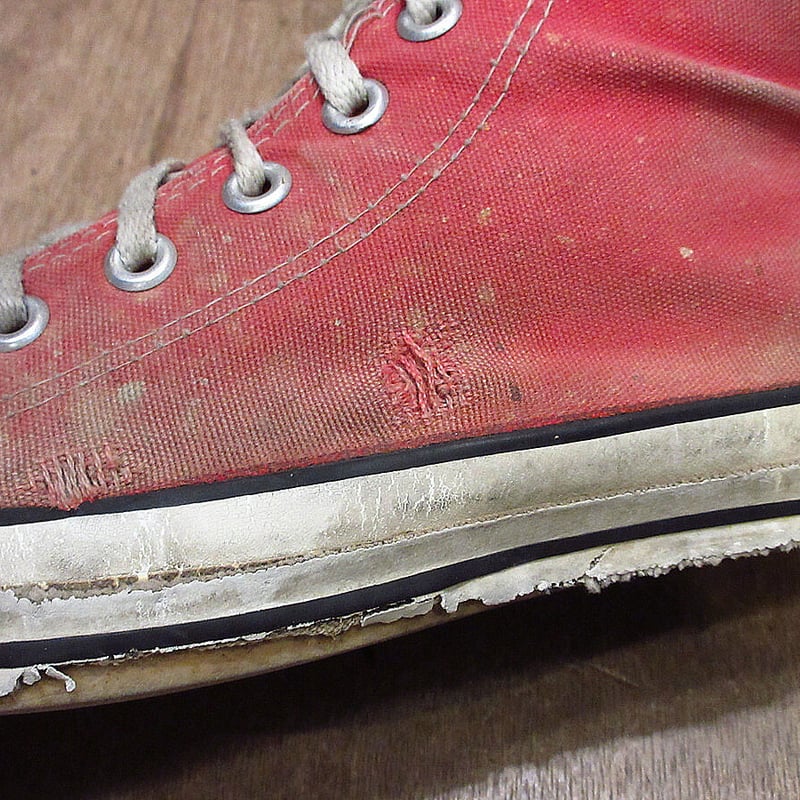 ビンテージ90's○CONVERSEオールスターHI赤size 9○230924i2-m-sn