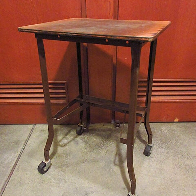 ビンテージ40's　UHL　STEEL　タイプライターデスク 30s 40s UHL STEEL タイプライターデスク アメリカ TOLEDO