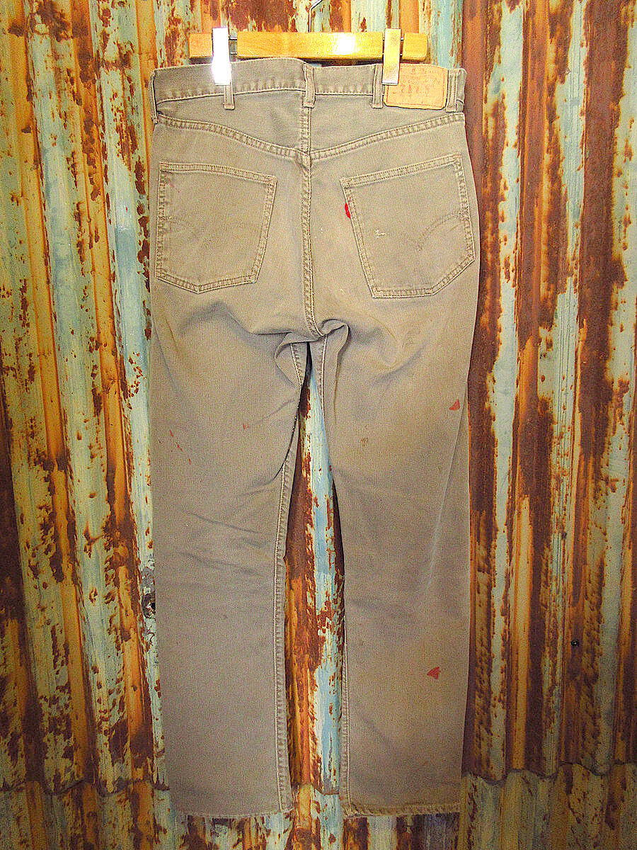 1960's LEVI'S 911K BIGE ピケパンツ W31 【公式通販】