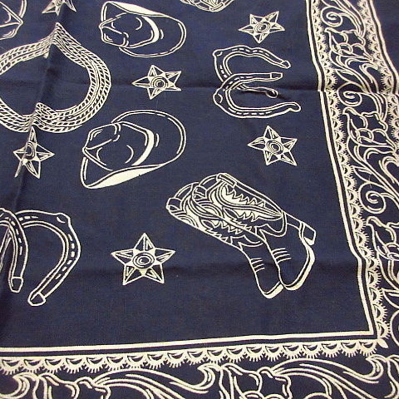 ビンテージ60's○上鼻象マークWASHFAST COLORSウエスタン柄