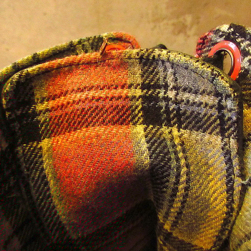 Dr.Martens裏地チェック12ホールブーツ深緑size UK5○231215k6-w-b