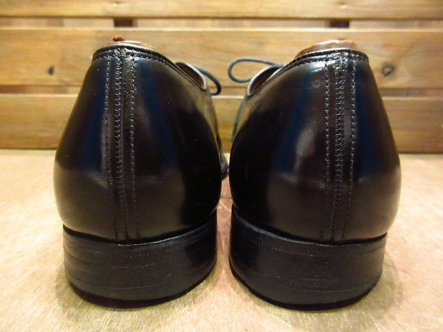 ビンテージ80's90's○Church's内羽根式プレーントゥシューズ黒9 1/2