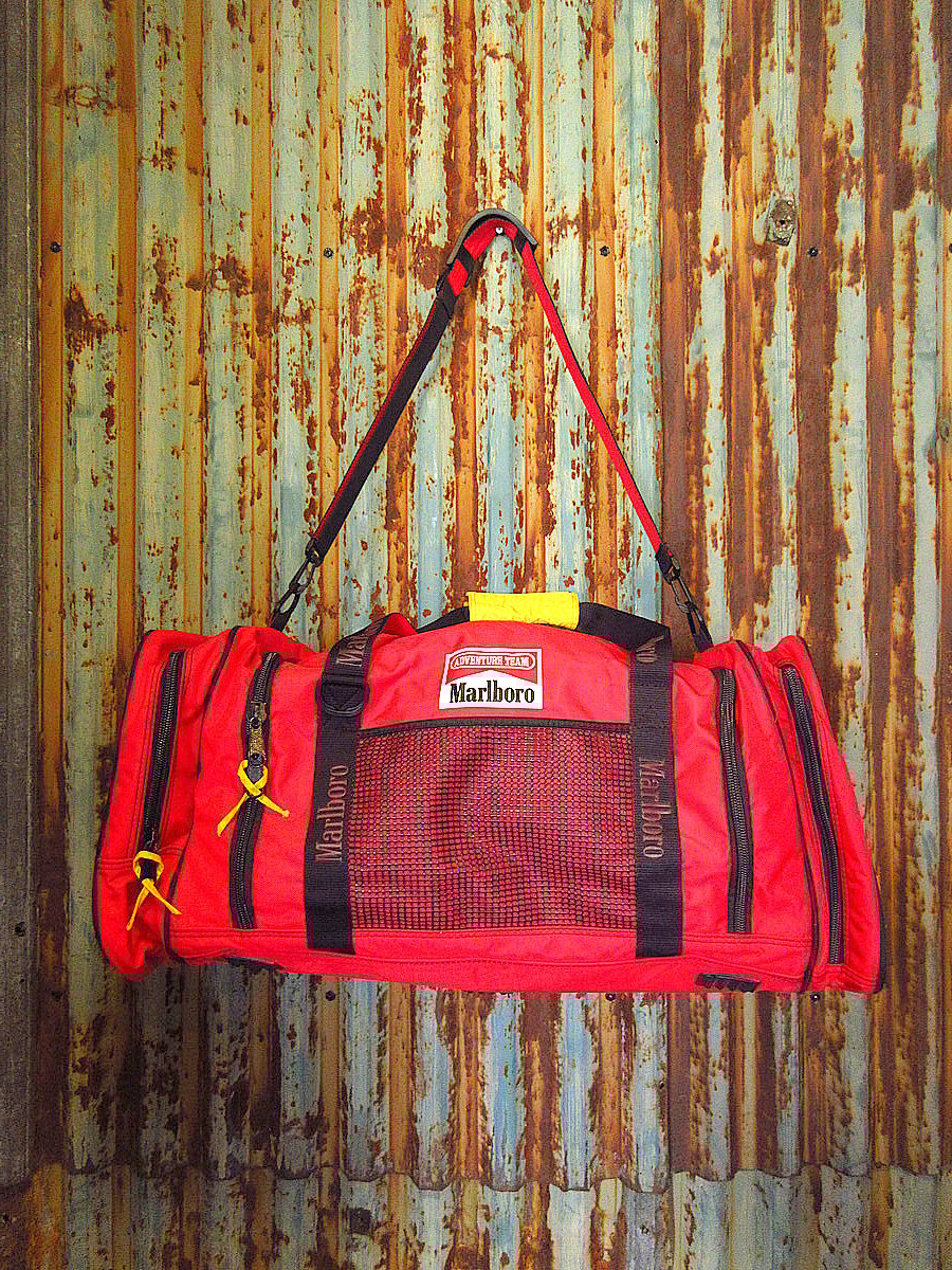 ビンテージ90's○Marlboroナイロンボストンバッグ○240725k6-bag ビンテージ90's○Marlboroナイロンボストンバッグ○240725k6-bag