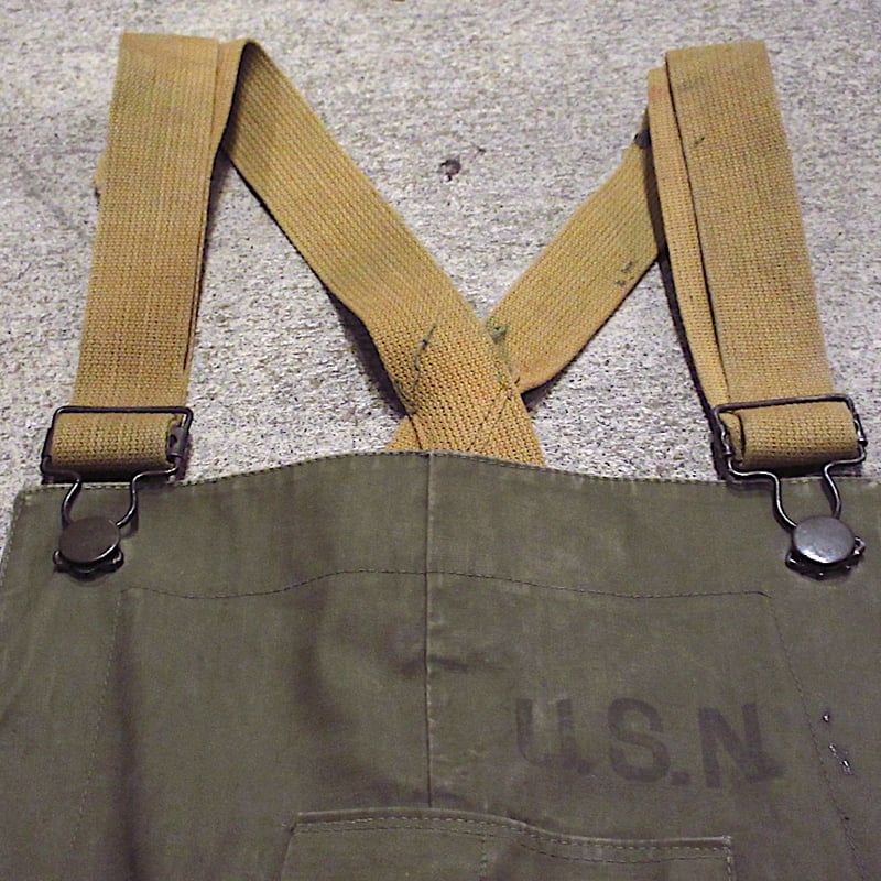 ビンテージ40's○U.S.NAVY WW2 N-2レインパンツ実寸W126cm ビンテージ40's○U.S.NAVY WW2 N-2レインパンツ実寸W126cm