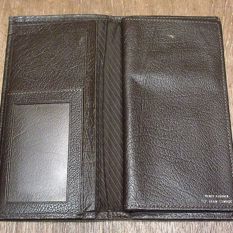 ビンテージ~70's●PRINCE GARDNERカウハイド長財布焦げ茶●210706i5-wlt 60s1960s1970sレザーウォレットメンズ