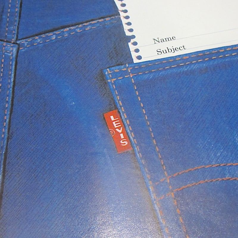 ビンテージ70's○Levi's BIG E 501アドバタイジングポスターA○260225z