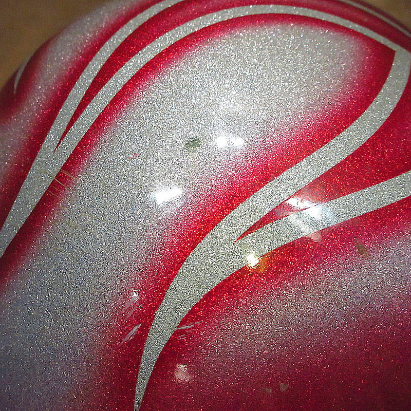 ビンテージ70's○ファイヤーパターンバイザー付きジェットヘルメット