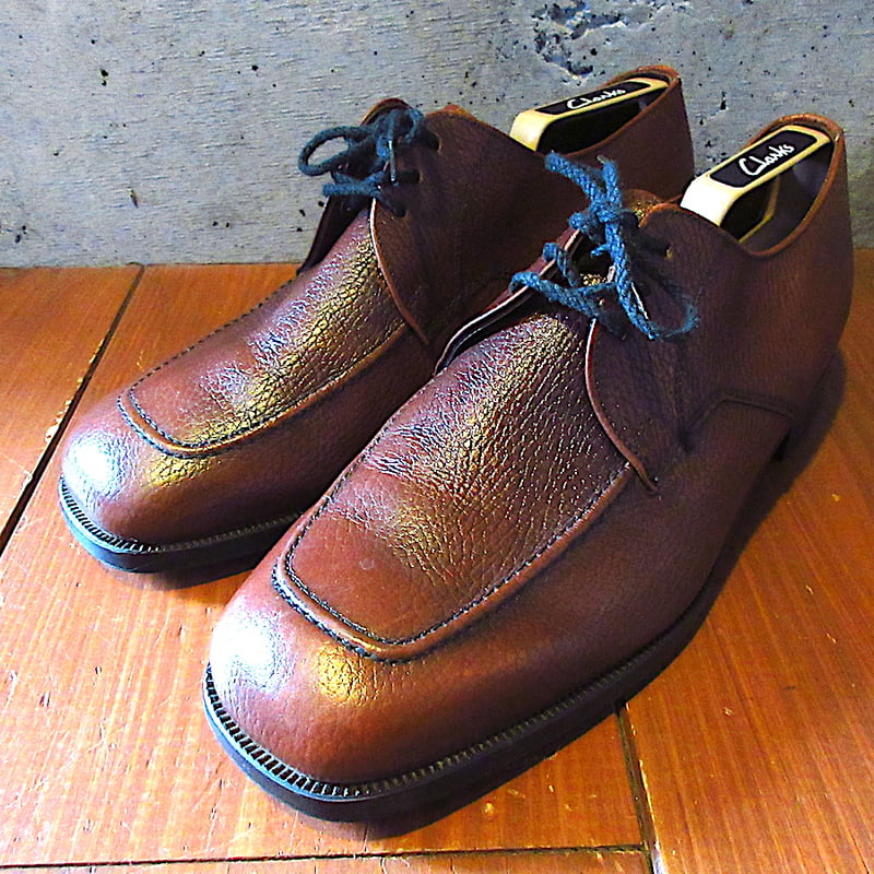 ビンテージ70's80's○Thom McAnレザーUチップシューズ茶○250731j5-m-