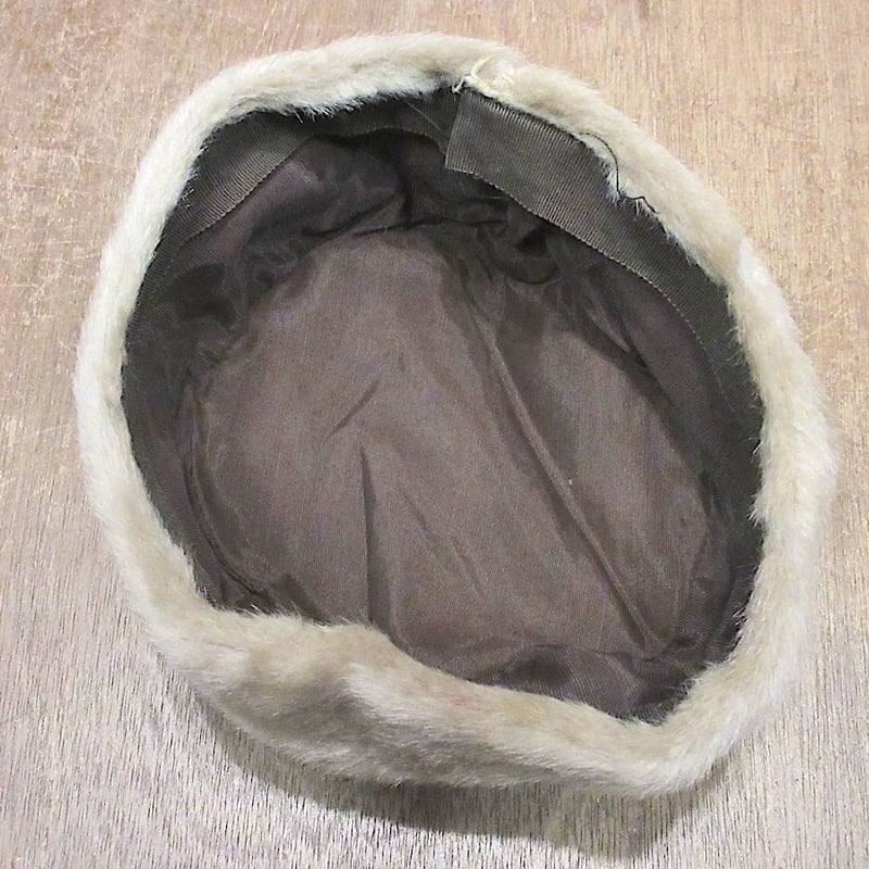 ビンテージ60's70's○レディースフェイクファーハット○260123z6-w-ht