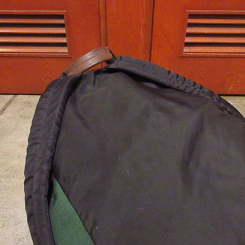MADE IN U.S.A. EASTPAKボトムレザーバックパック深緑○210613f9